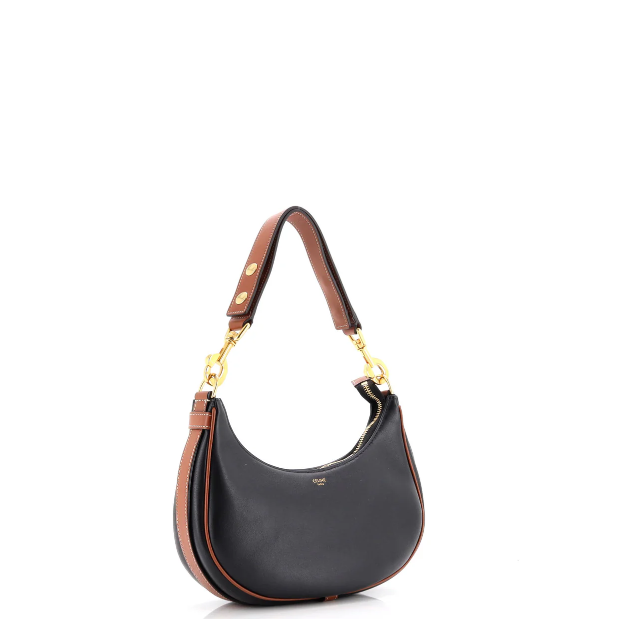 Ava Strap Bag Leather Medium - Deep Luxury