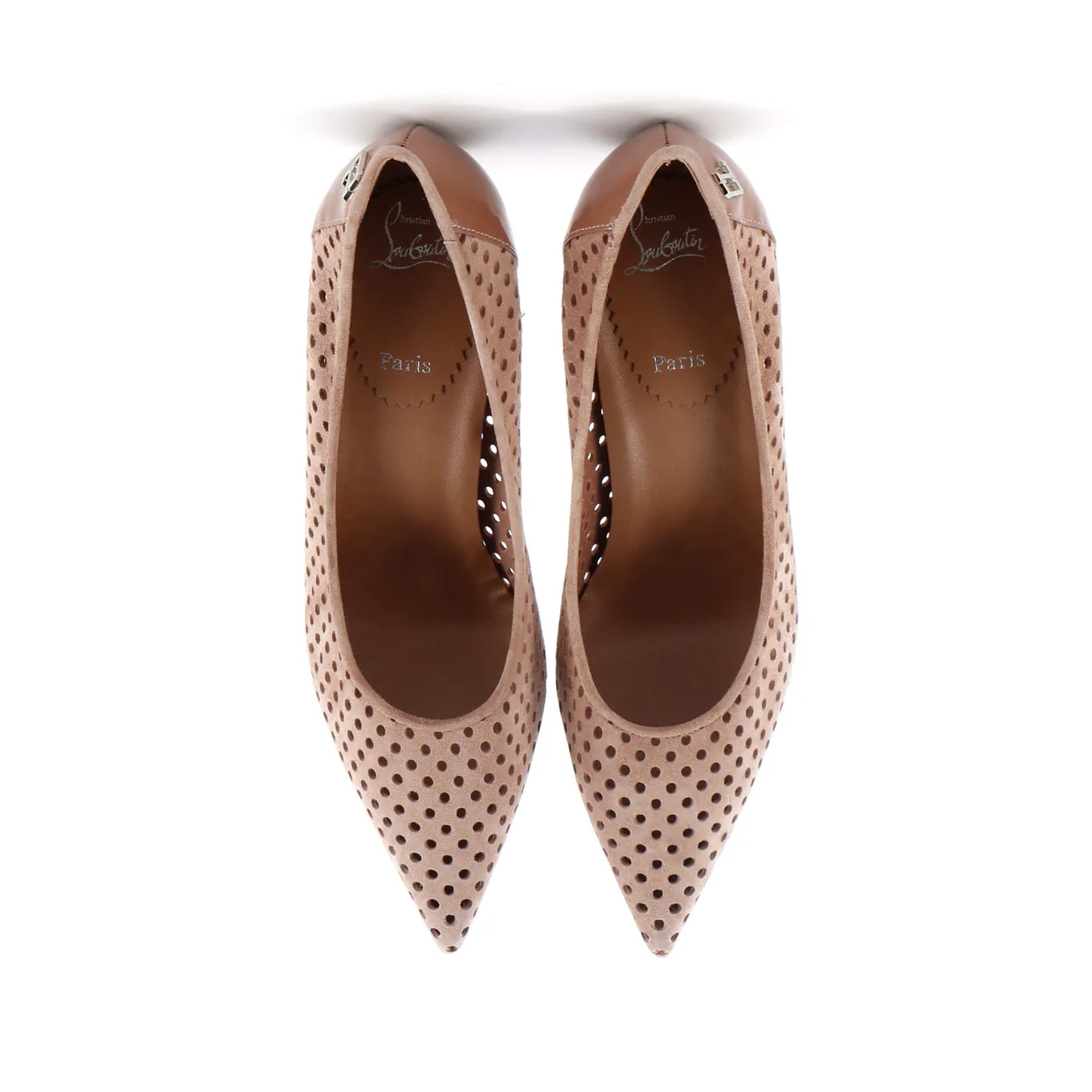 Women's Perfokate Pumps Perforated Suede and Patent 85 - Deep Luxury
