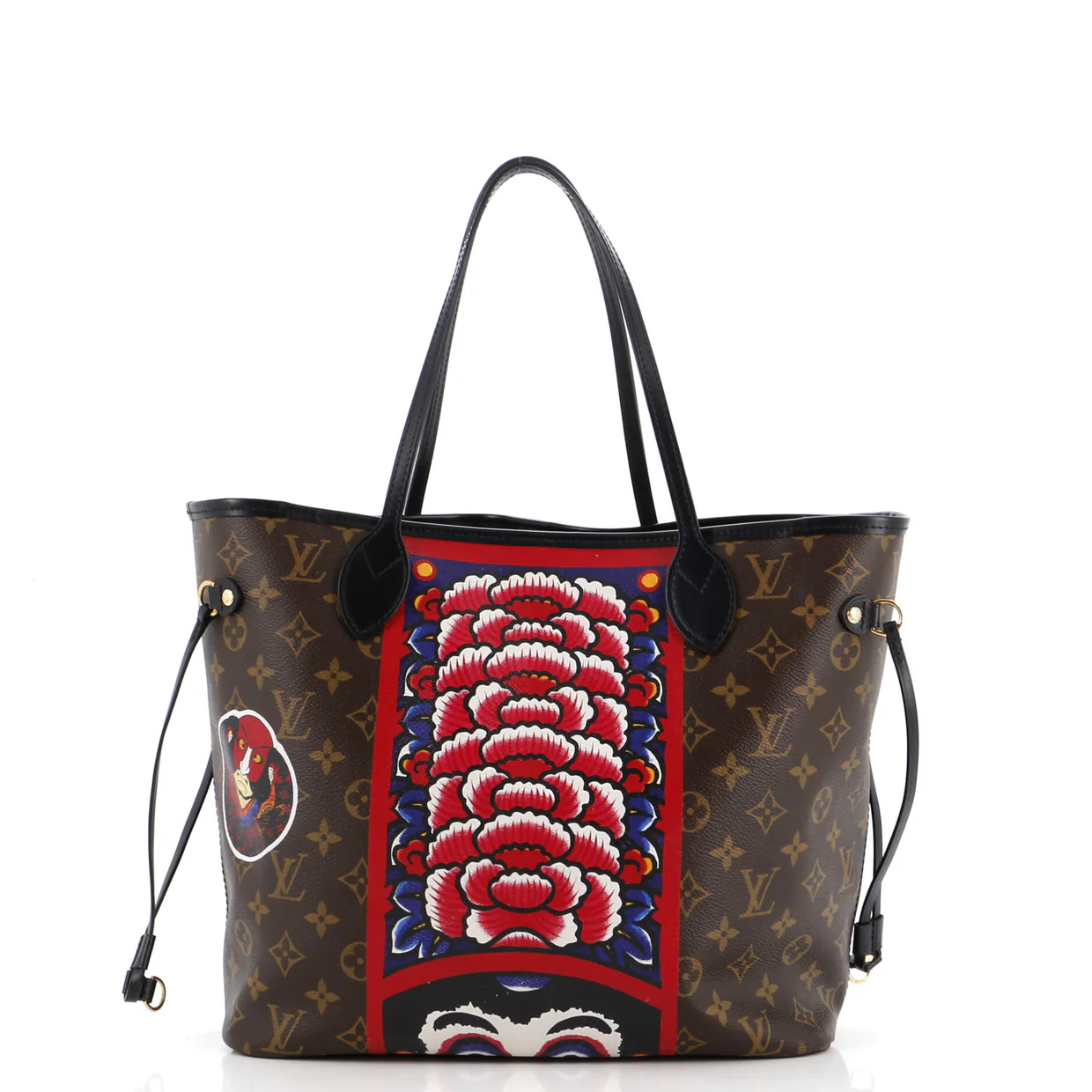Neverfull NM Tote Limited Edition Kabuki Monogram Canvas MM - Deep Luxury