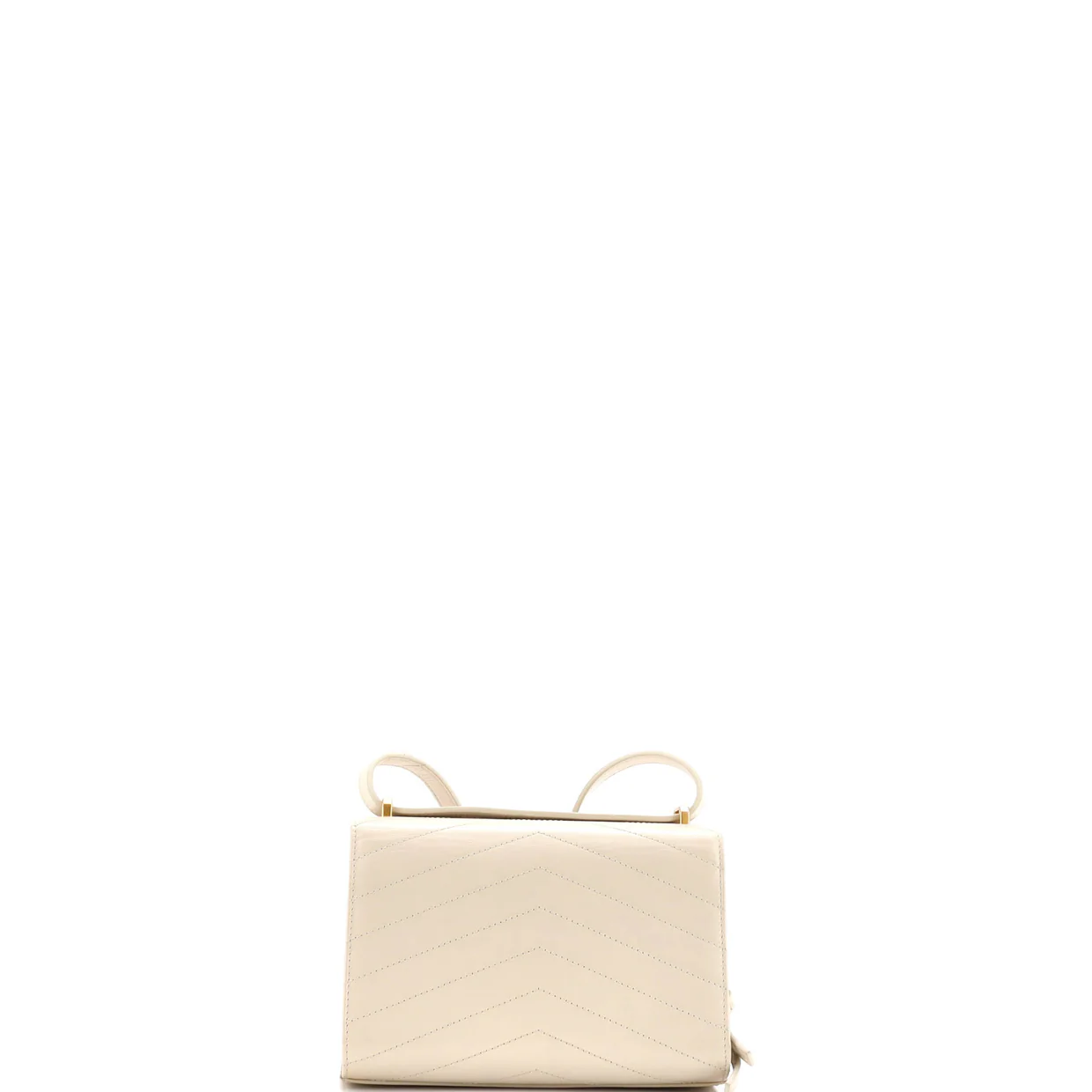 Medal Envelope Flap Bag Chevron Calfskin Small - Deep Luxury