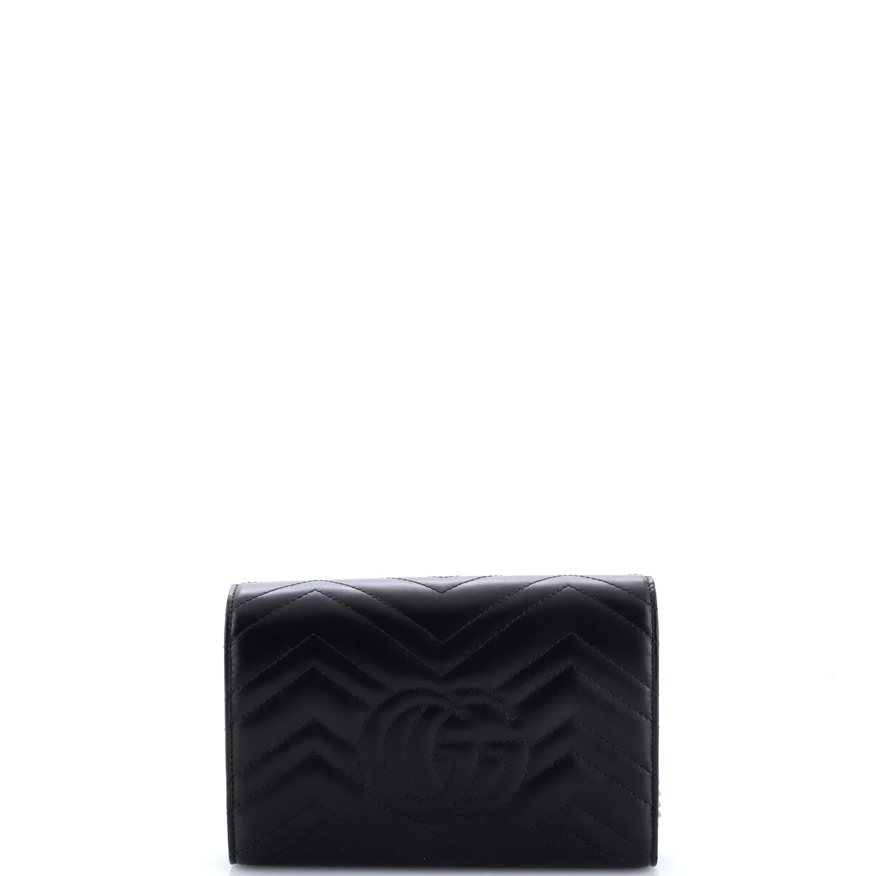 GG Marmont Chain Wallet Matelasse Leather Mini - Deep Luxury