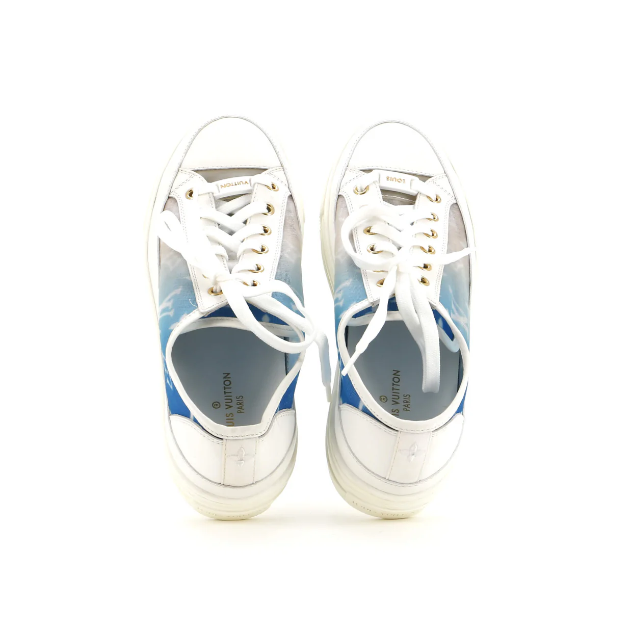 Women's Stellar Sneakers Monogram Technical Fabric - Deep Luxury