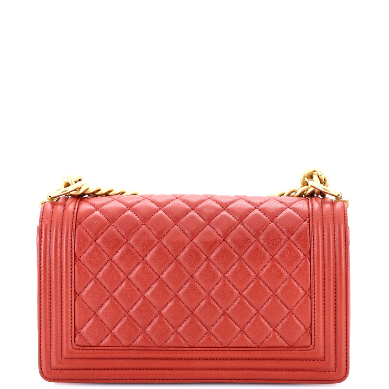 Boy Flap Bag Quilted Calfskin Old Medium - Deep Luxury