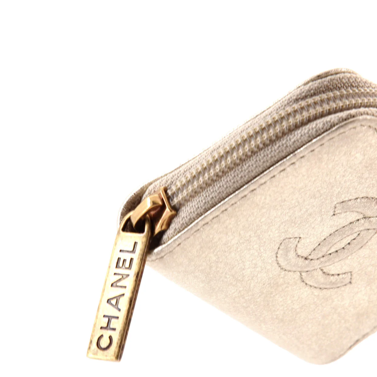 Timeless Zip Around Coin Purse Goatskin Compact - Deep Luxury