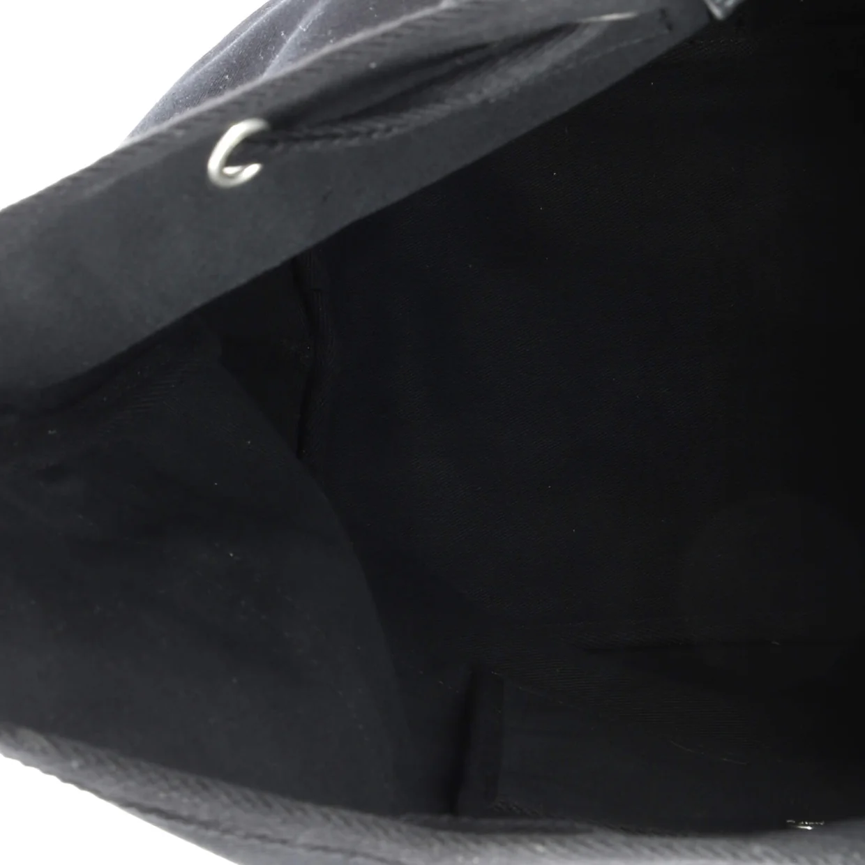 Rive Gauche Drawstring Sling Bag Embroidered Canvas - Deep Luxury