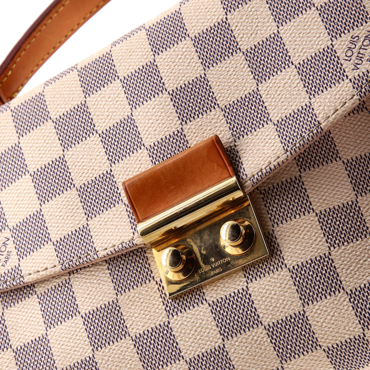 Croisette Handbag Damier - Deep Luxury