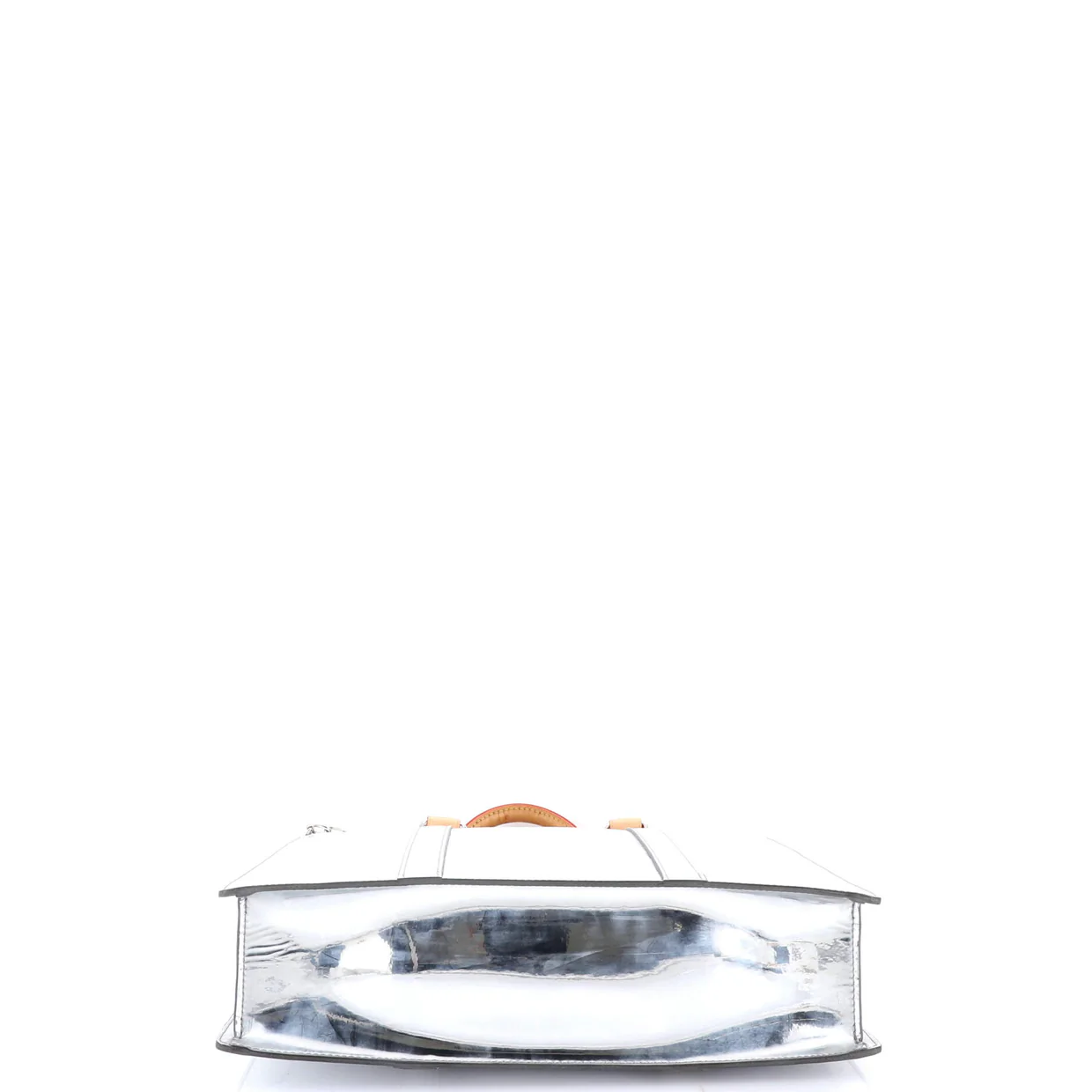 Sac Plat Bag Monogram Mirror Coated Canvas - Deep Luxury