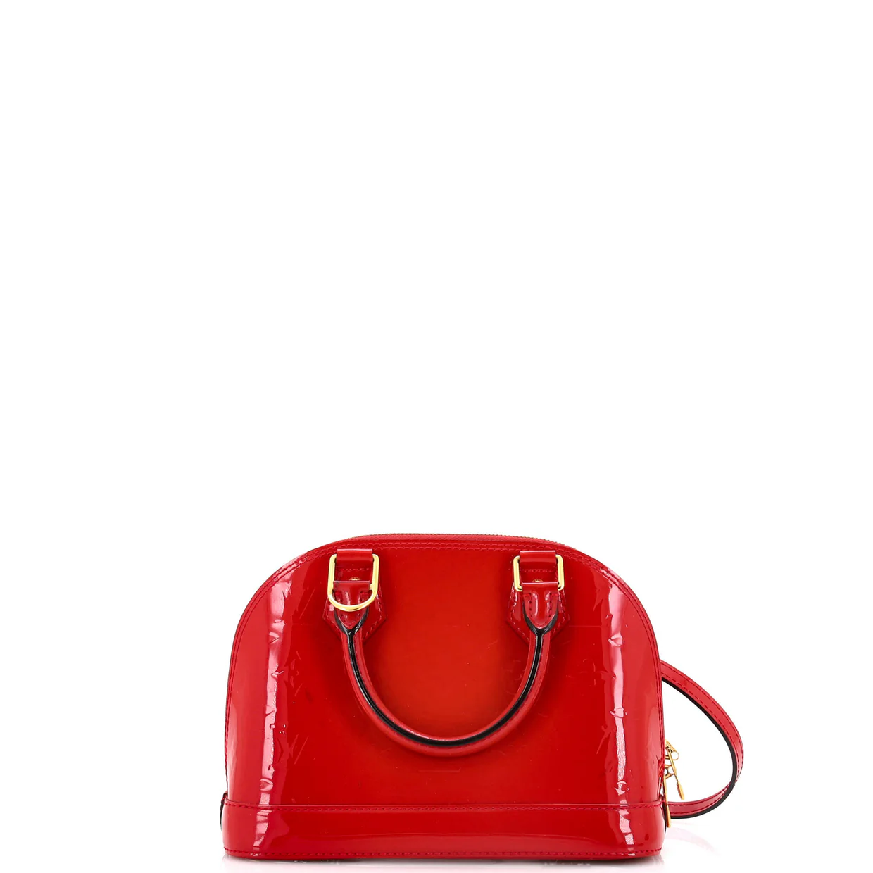 Alma Handbag Monogram Vernis BB - Deep Luxury