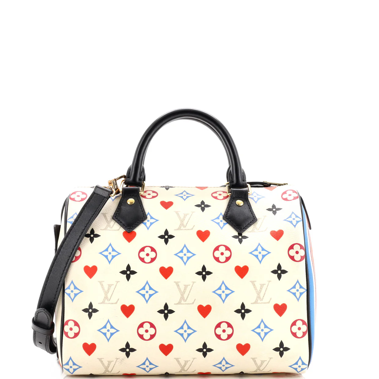 Speedy Bandouliere Bag Limited Edition Game On Multicolor Monogram 25 - Deep Luxury