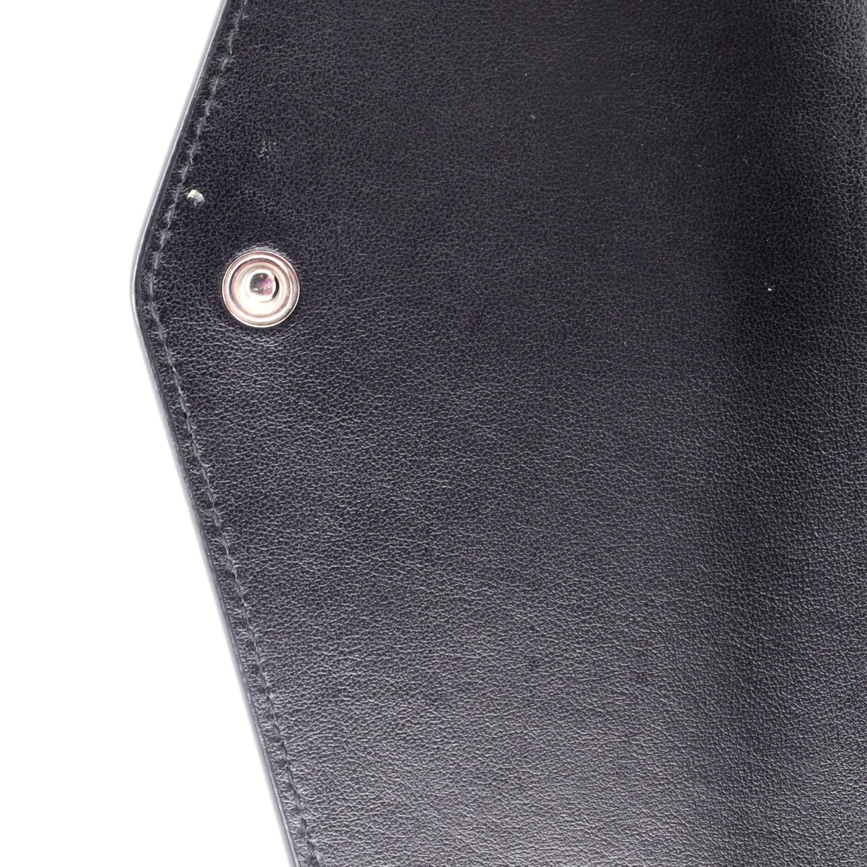 Uptown Chain Wallet Crocodile Embossed Leather - Deep Luxury