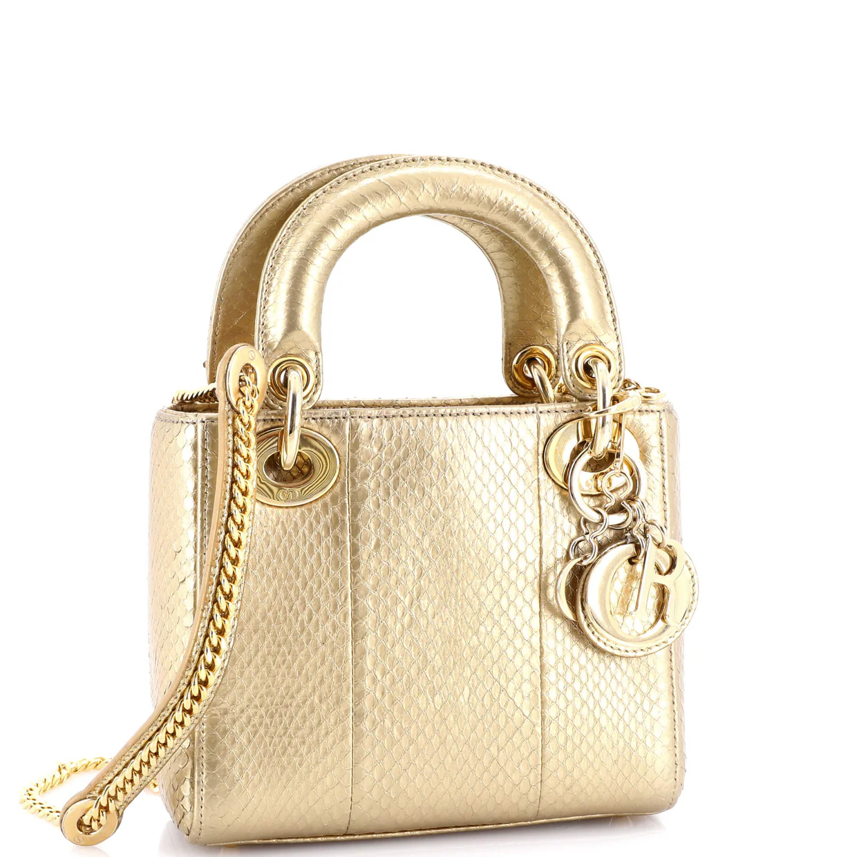 Lady Dior Chain Bag Python Mini - Deep Luxury
