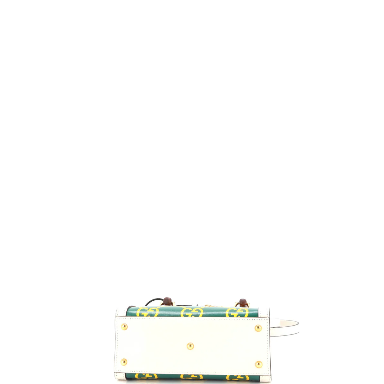 Diana NM Bamboo Handle Tote GG Printed Leather Mini - Deep Luxury