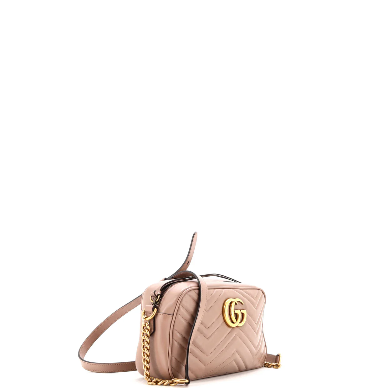 GG Marmont Shoulder Bag Matelasse Leather Small - Deep Luxury