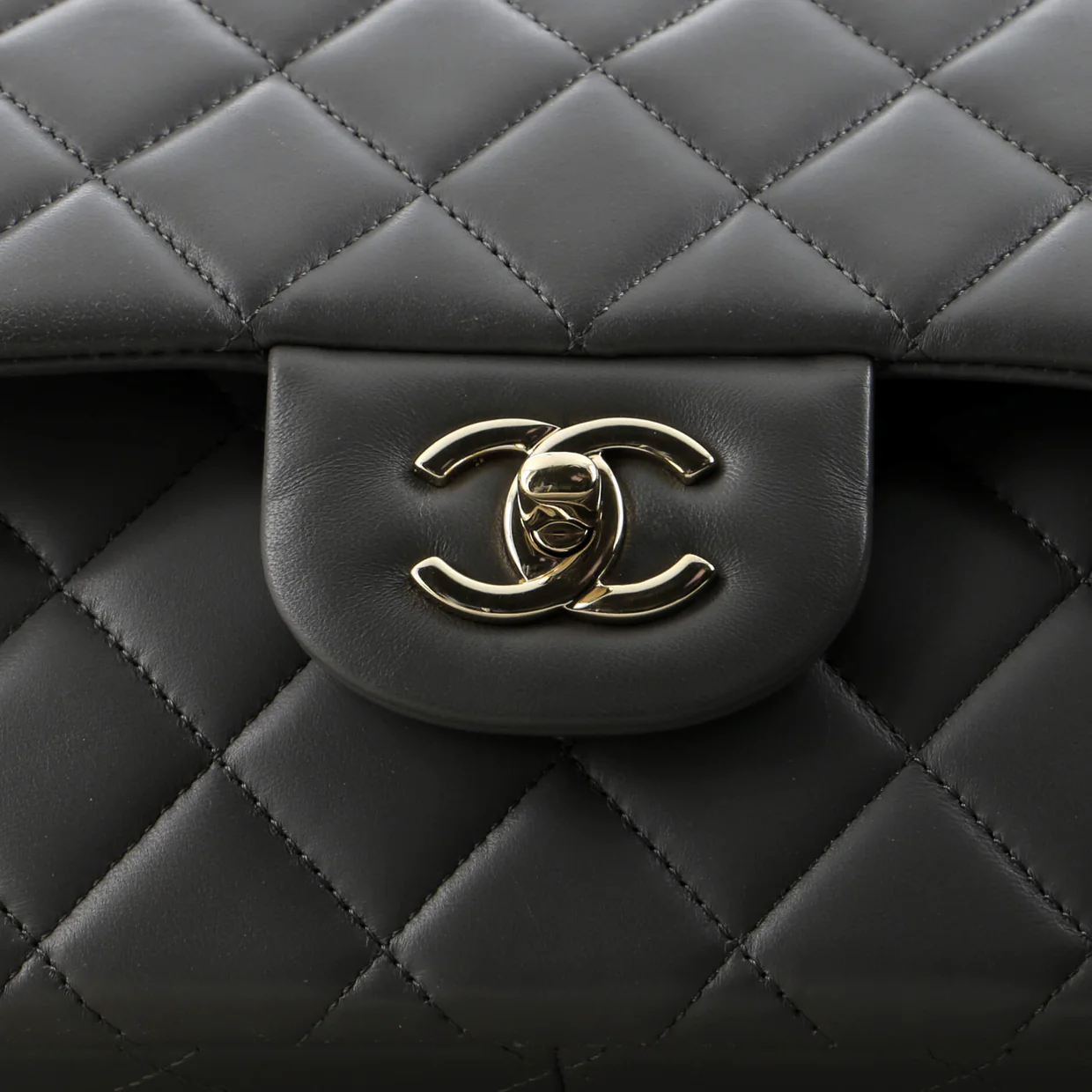 Classic Double Flap Bag Quilted Lambskin Jumbo - Deep Luxury