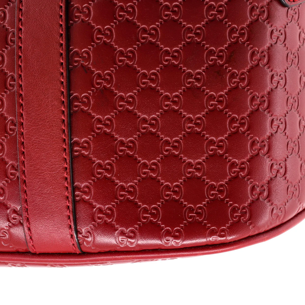 Convertible Dome Satchel (Outlet) Microguccissima Leather Medium - Deep Luxury