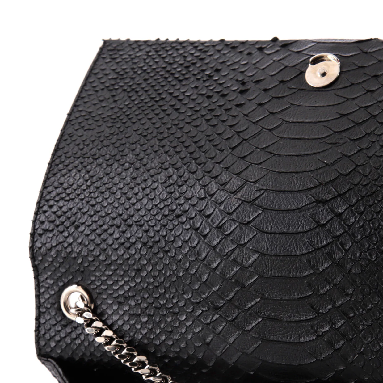 Classic Monogram Tassel Crossbody Bag Python Embossed Leather Medium - Deep Luxury