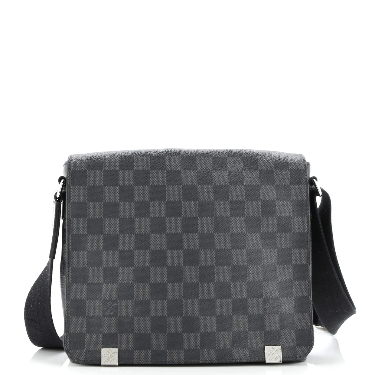 District NM Messenger Bag Damier Graphite PM - Deep Luxury