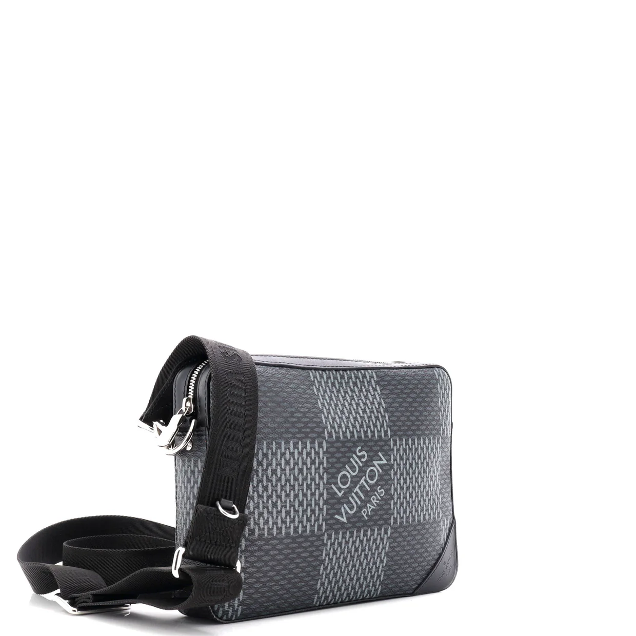 Trio Messenger Bag Limited Edition Damier Graphite 3D - Deep Luxury