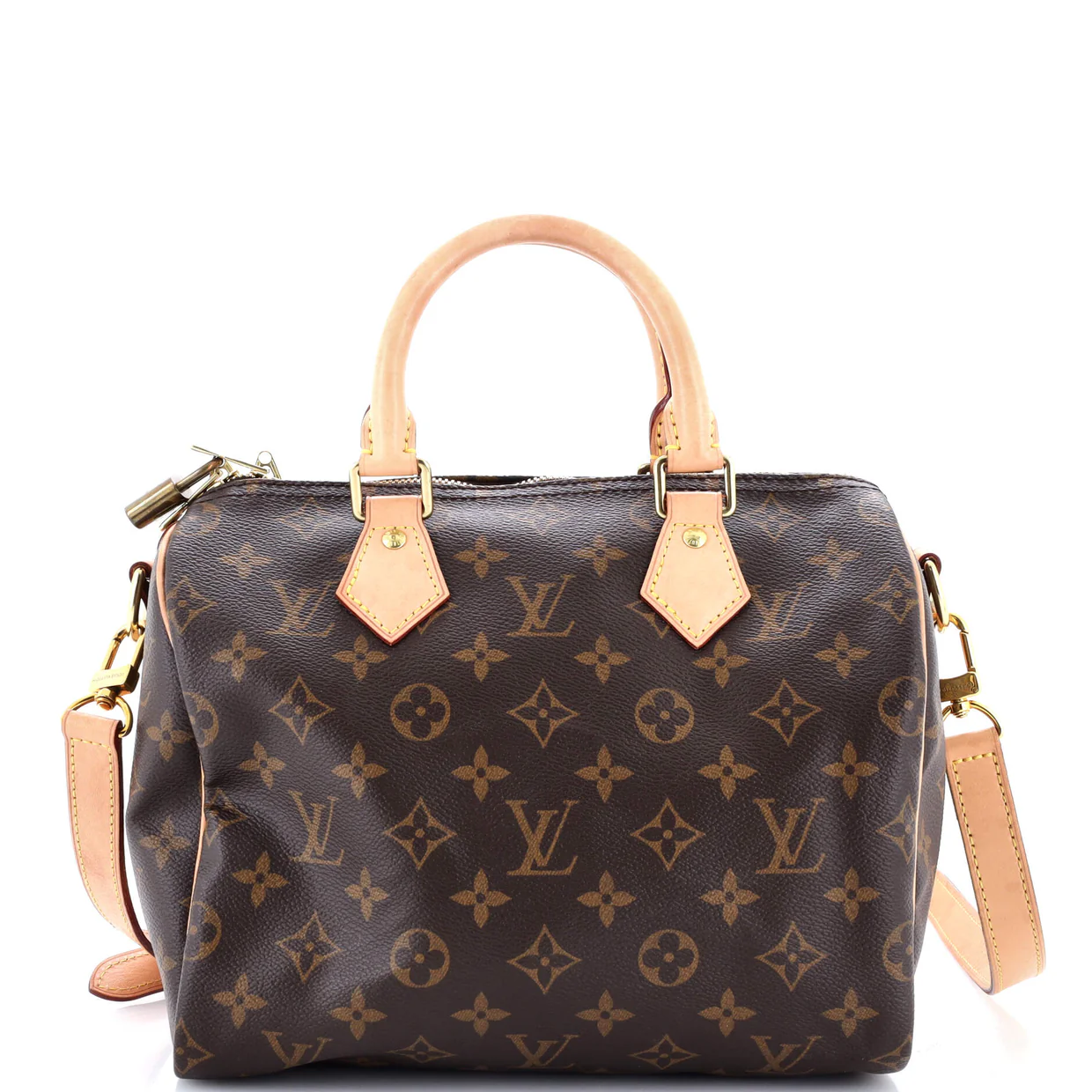 Speedy Bandouliere Bag Monogram Canvas 25 - Deep Luxury
