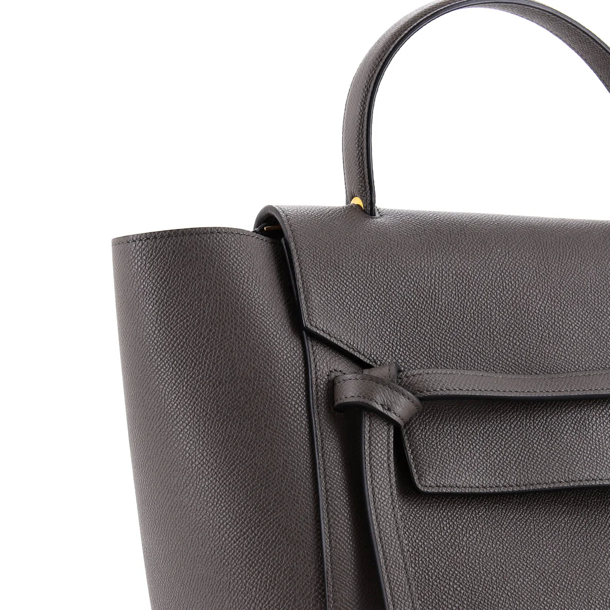 Belt Bag Textured Leather Mini - Deep Luxury