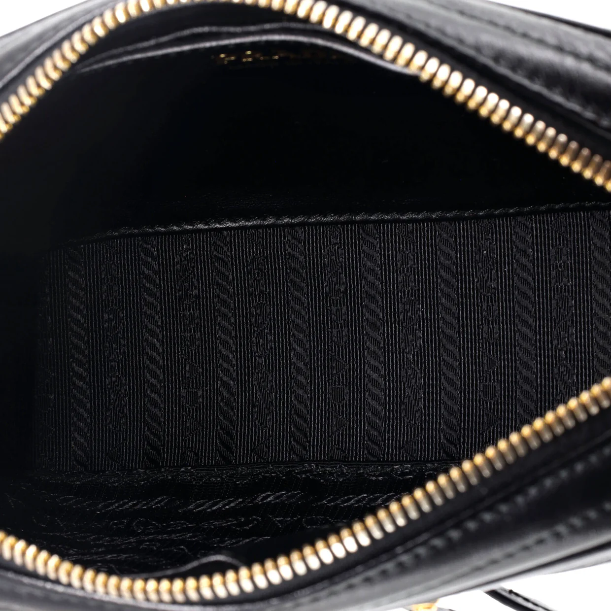 Camera Bag Chevron Leather Small - Deep Luxury
