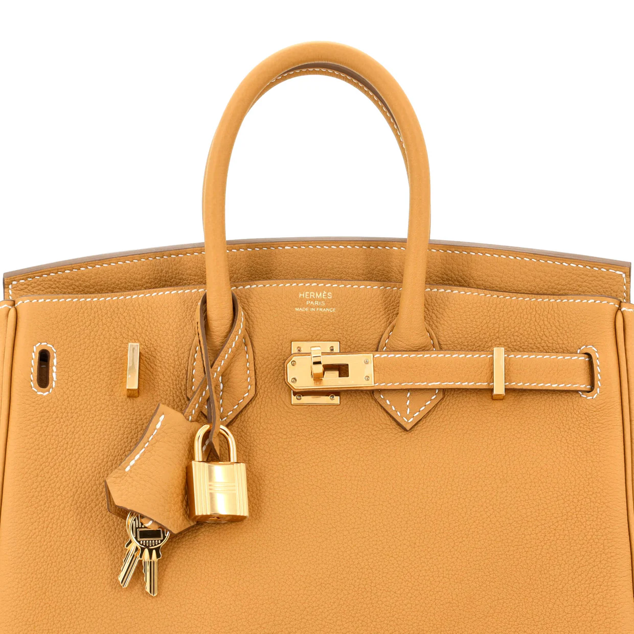 Birkin Handbag Natural Sable Maurice with Gold Hardware 25 - Deep Luxury
