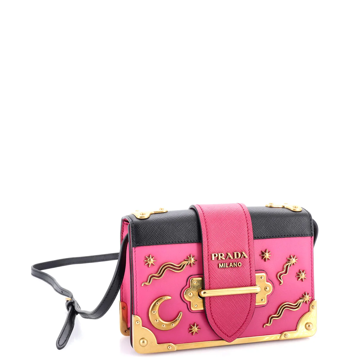 Cahier Crossbody Bag Embellished Leather Small - Deep Luxury