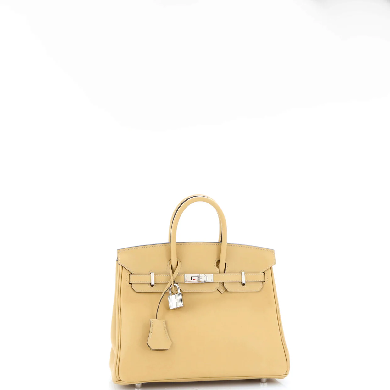 Birkin Handbag Light Swift with Palladium Hardware 25 - Deep Luxury