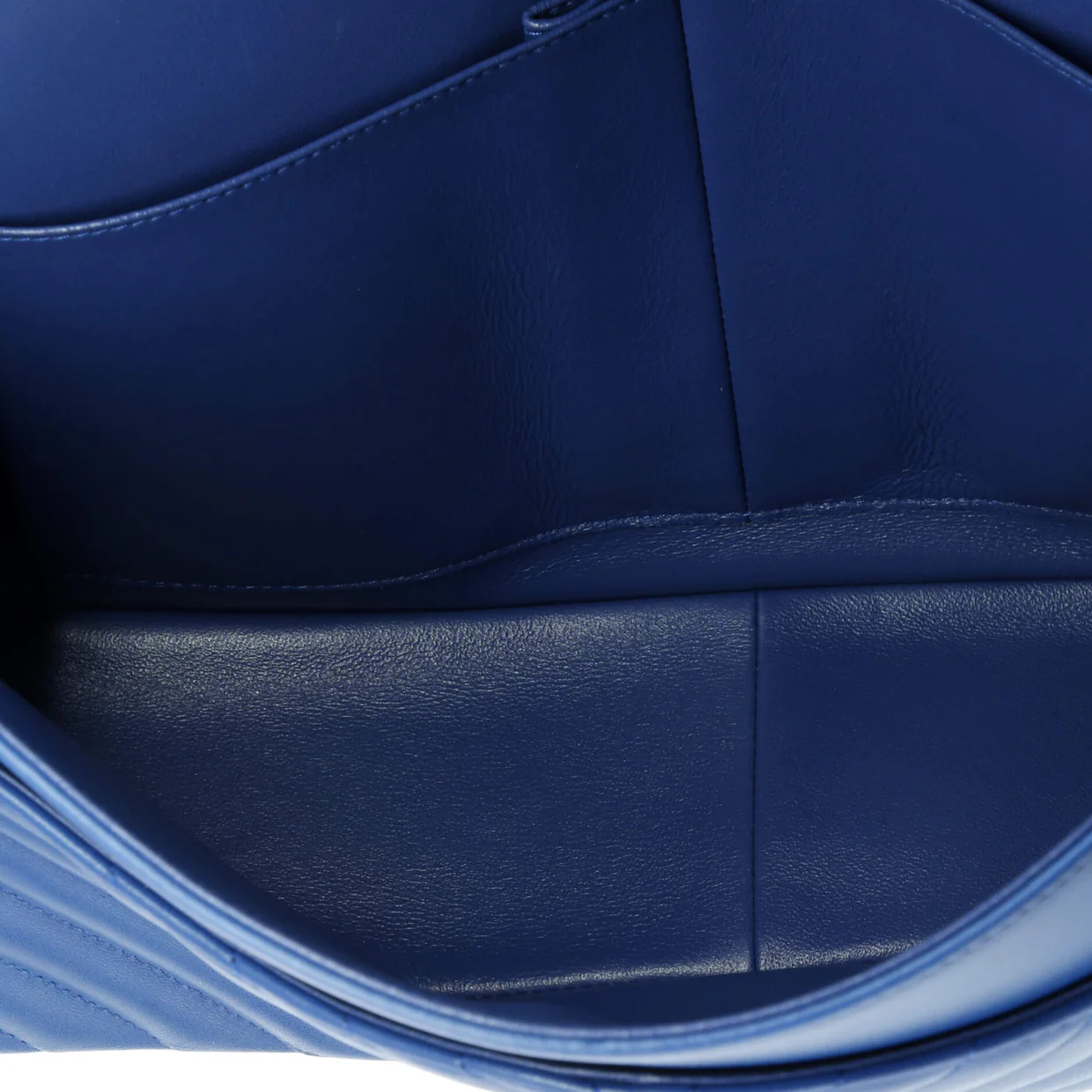 Classic Double Flap Bag Chevron Lambskin Jumbo - Deep Luxury