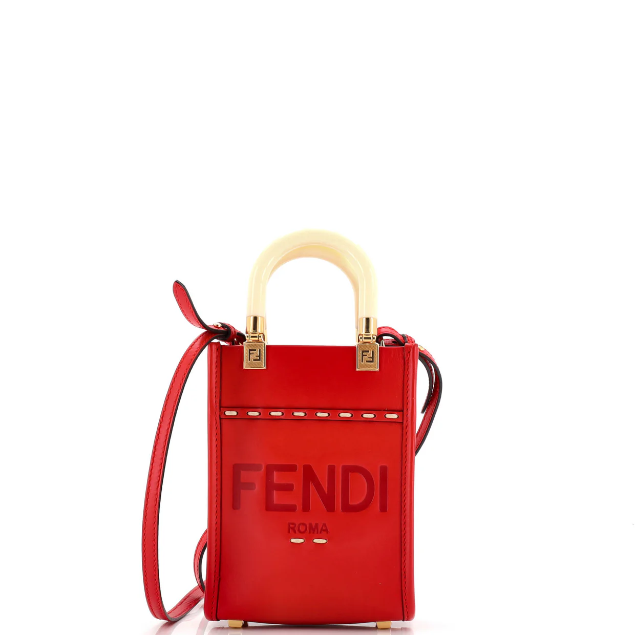 Sunshine Shopper Tote Leather Mini - Deep Luxury