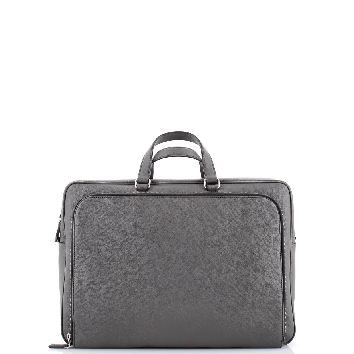 Convertible Travel Briefcase Saffiano Leather - Deep Luxury