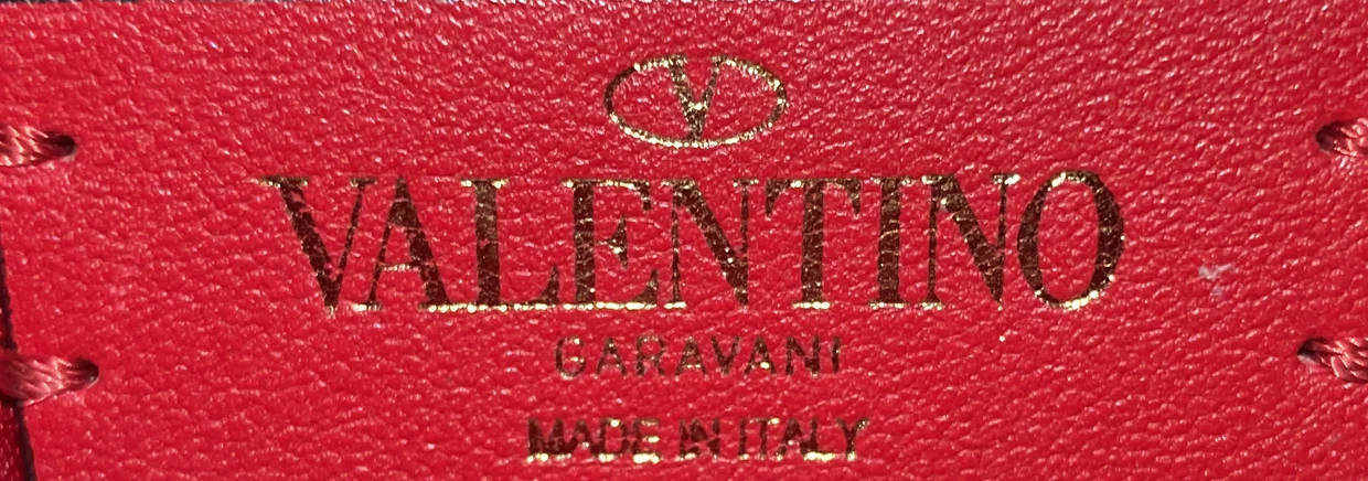 VLogo Full Flap Chain Shoulder Bag Printed Leather Mini - Deep Luxury