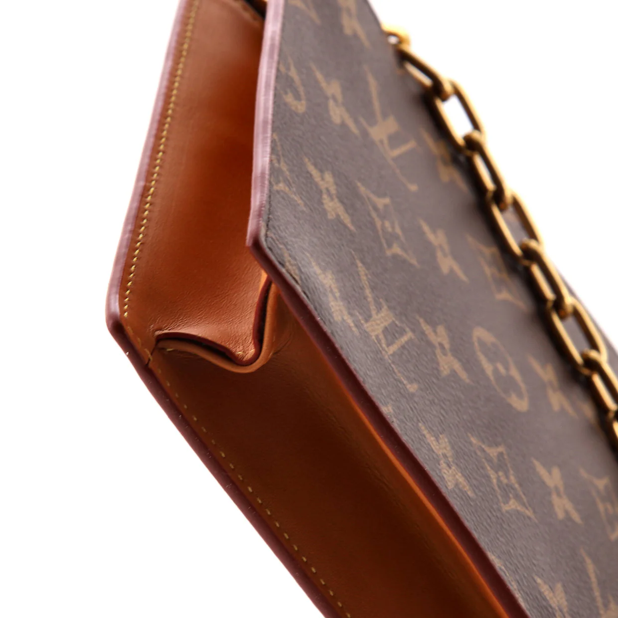 Legacy Chain Clutch Monogram Canvas - Deep Luxury