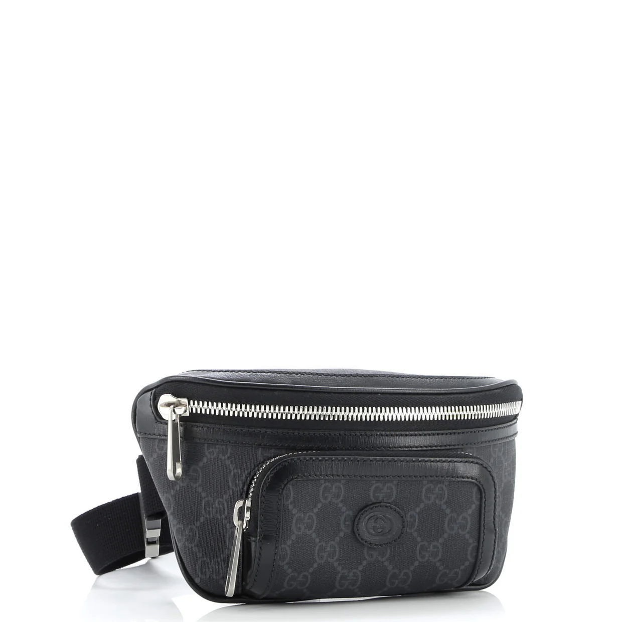 Interlocking G Patch Belt Bag GG Coated Canvas - Deep Luxury