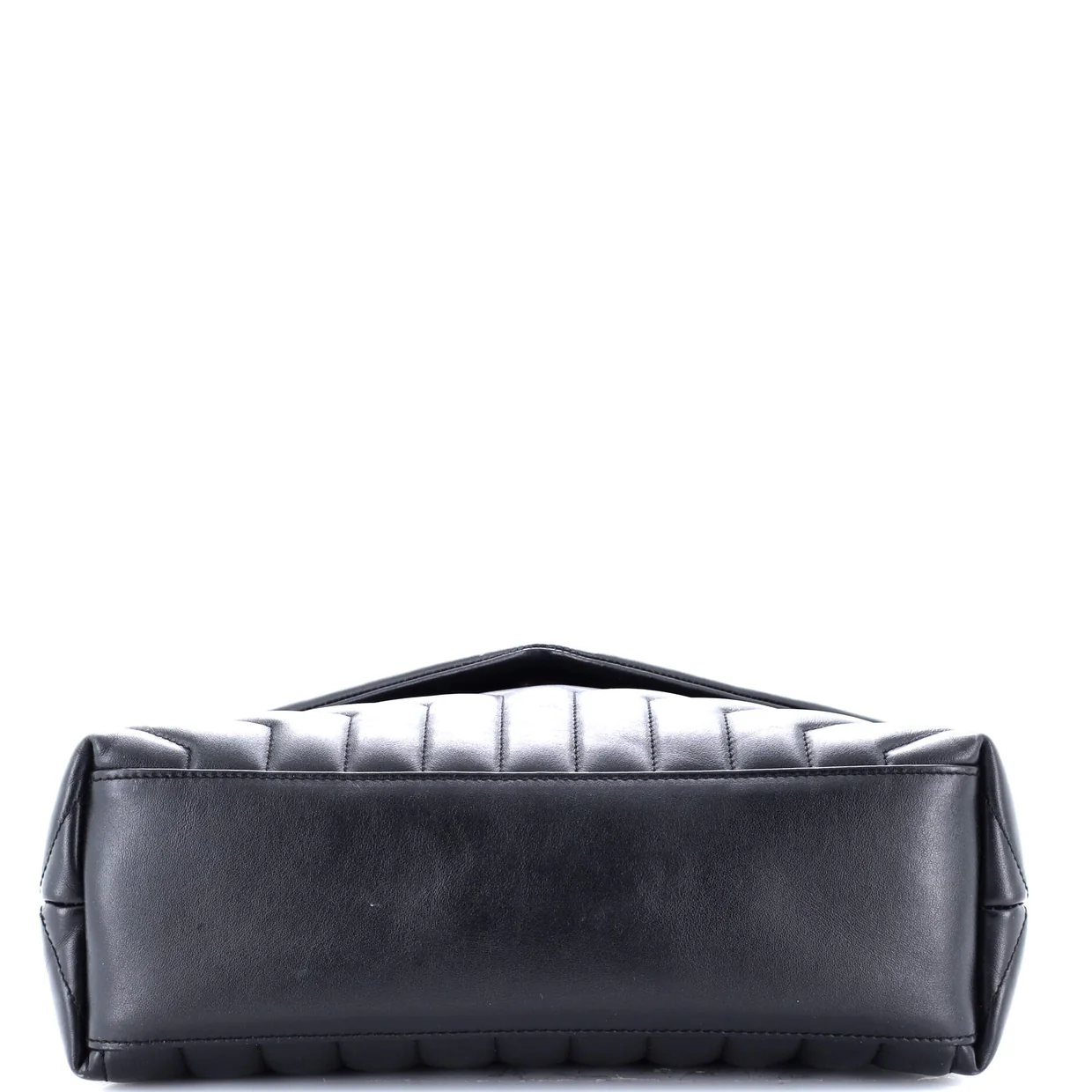 Loulou Shoulder Bag Matelasse Chevron Leather Medium - Deep Luxury