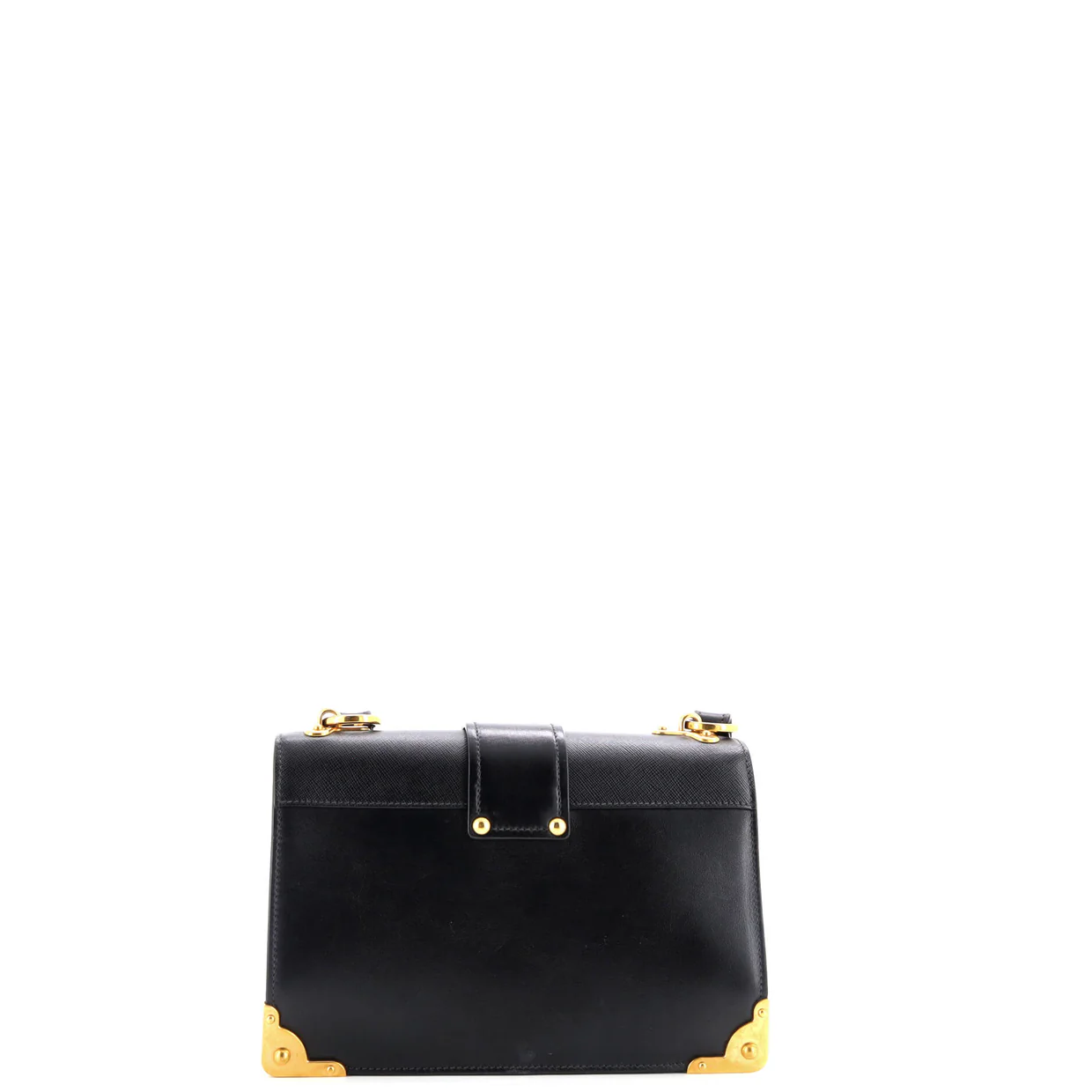 Cahier Crossbody Bag Leather and Saffiano Leather Large - Deep Luxury