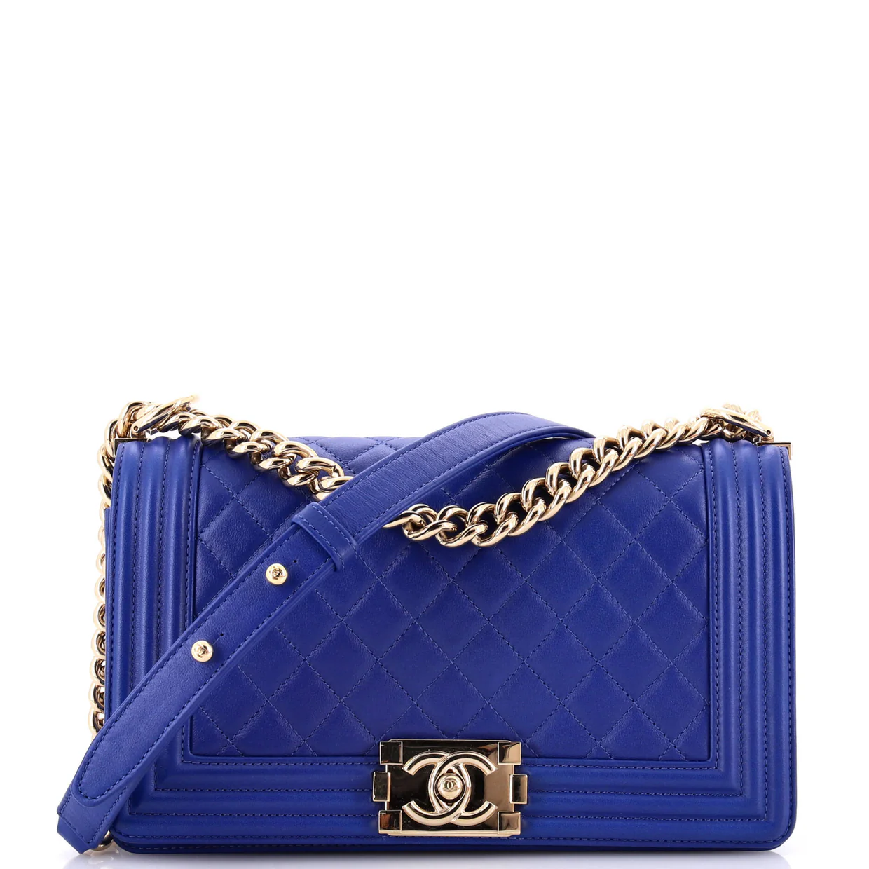 Boy Flap Bag Quilted Lambskin Old Medium - Deep Luxury