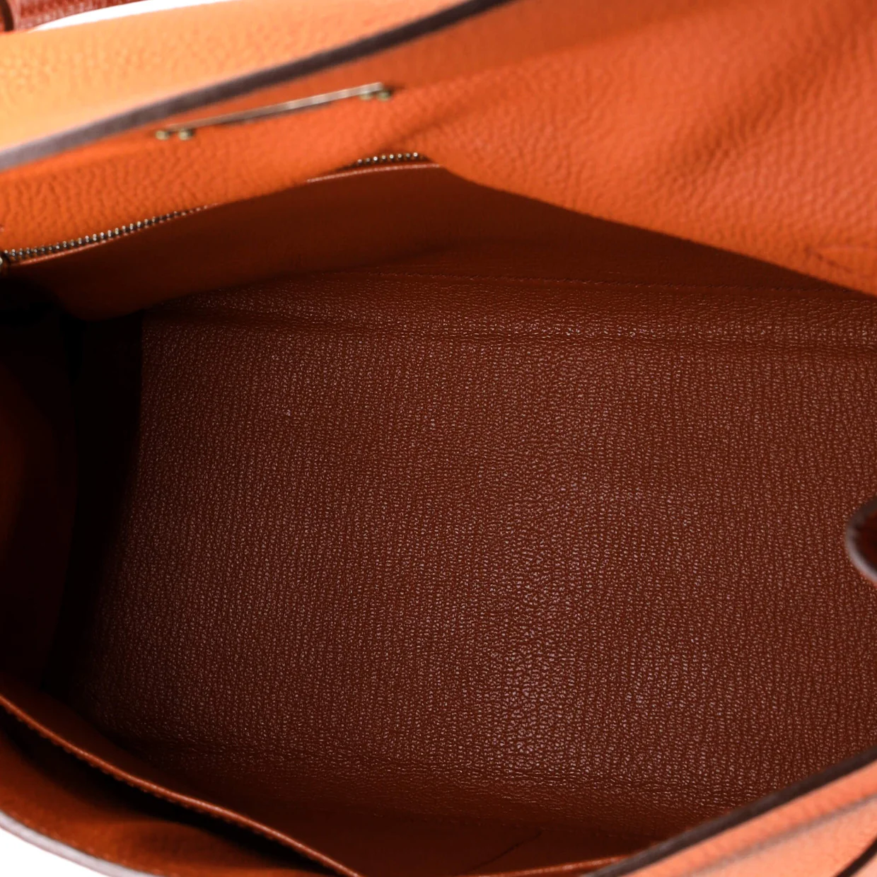 Kelly Handbag Terre Battue Togo with Palladium Hardware 28 - Deep Luxury