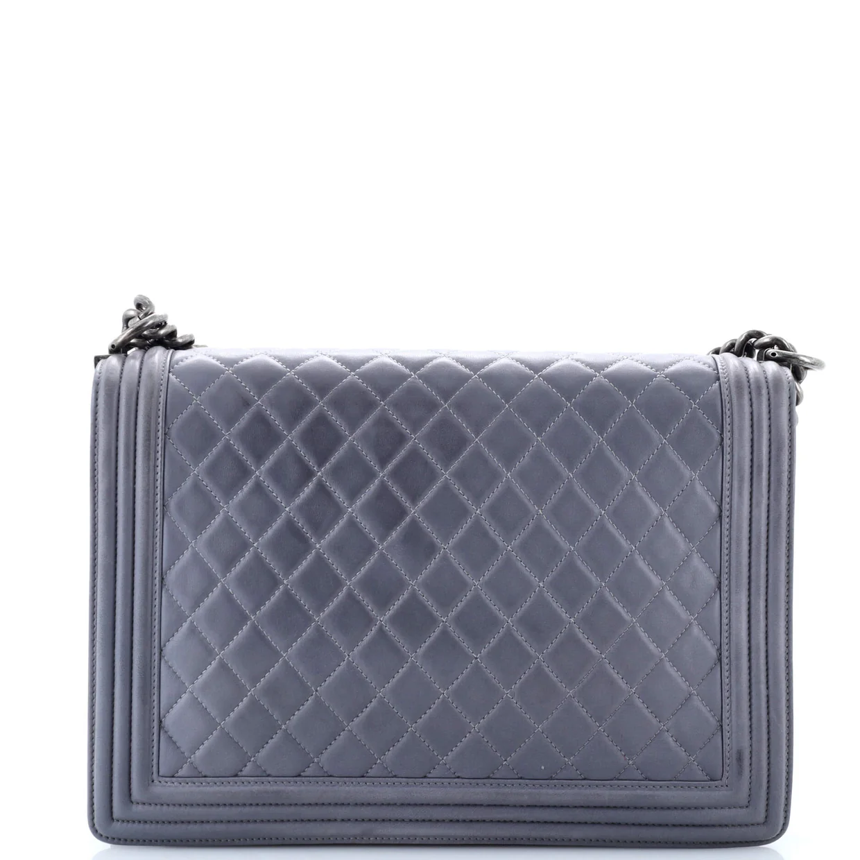 Boy Flap Bag Quilted Lambskin Large - Deep Luxury