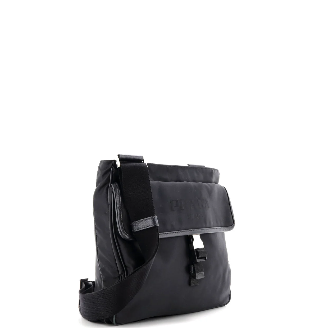 Front Pocket Messenger Bag Tessuto Medium - Deep Luxury