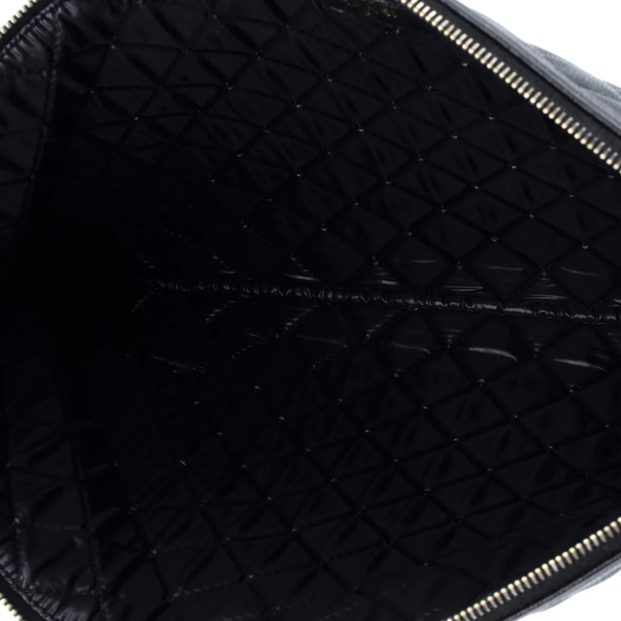 Boy O Case Clutch Quilted Caviar Large - Deep Luxury