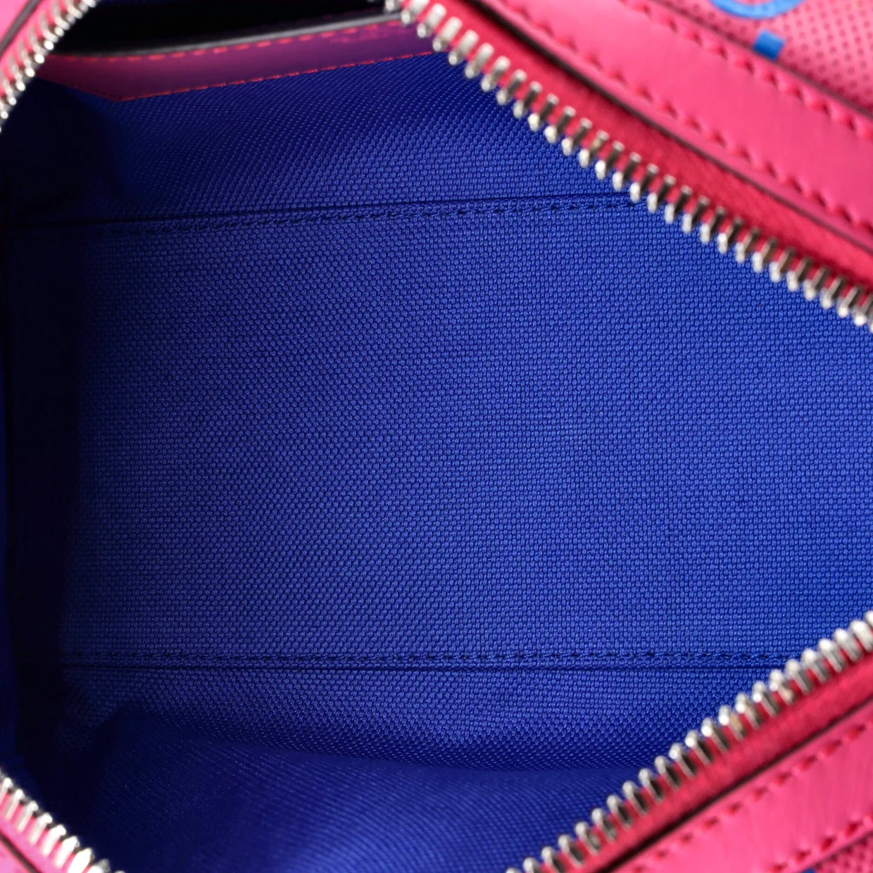 Duffle Bag GG Embossed Perforated Leather Mini - Deep Luxury