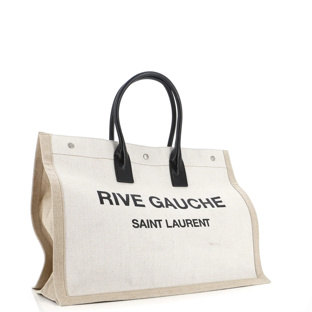 Rive Gauche Shopper Tote Canvas Large - Deep Luxury