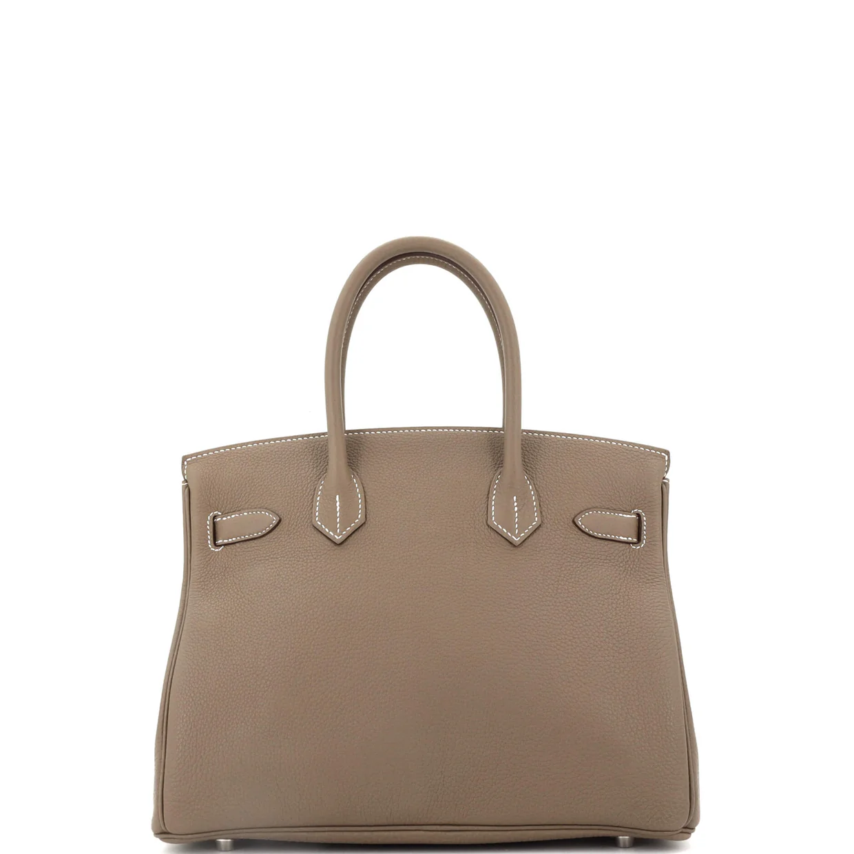 Birkin Handbag Grey Togo with Palladium Hardware 30 - Deep Luxury