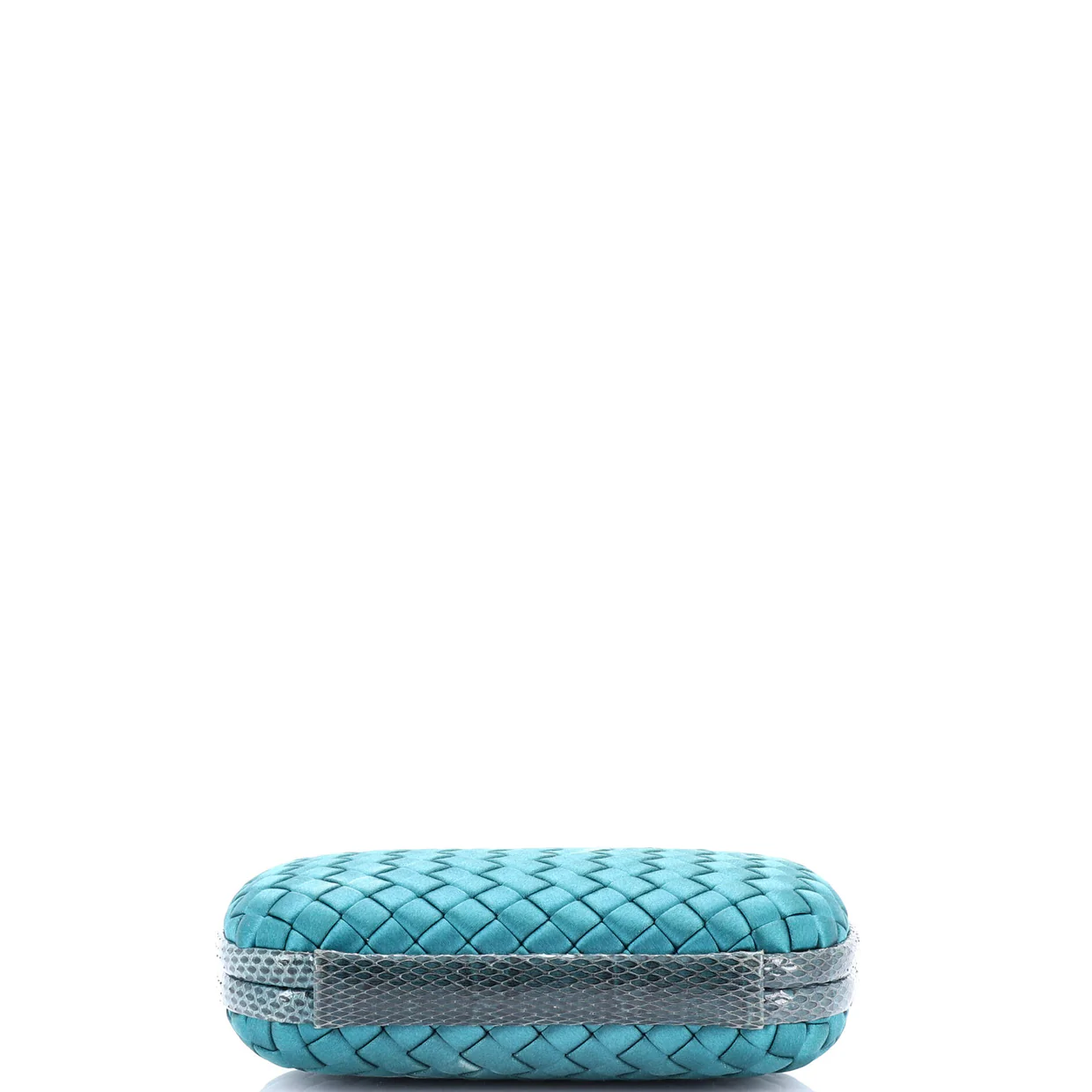 Box Knot Clutch Intrecciato Satin Small - Deep Luxury