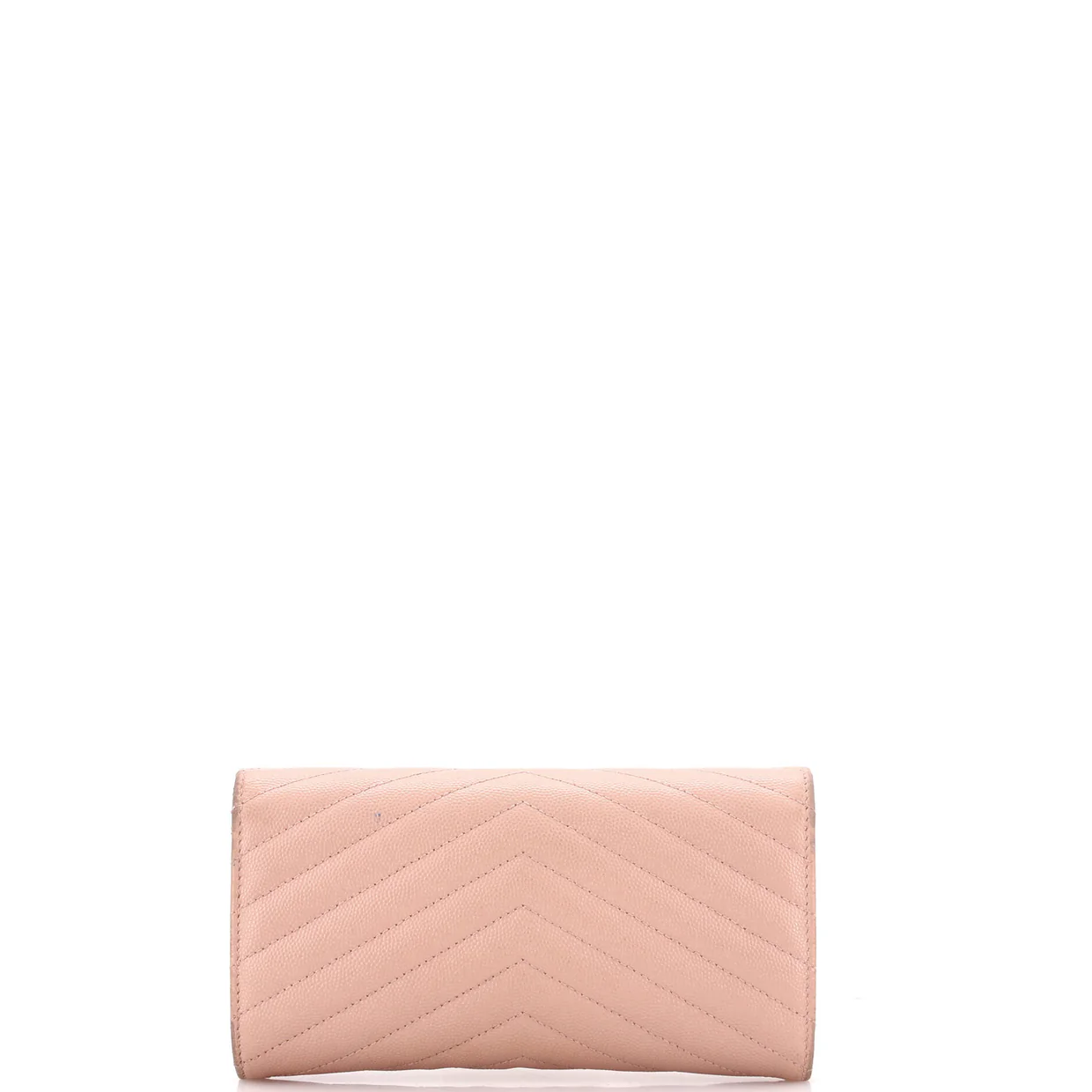 Classic Monogram Flap Wallet Matelasse Chevron Leather Large - Deep Luxury