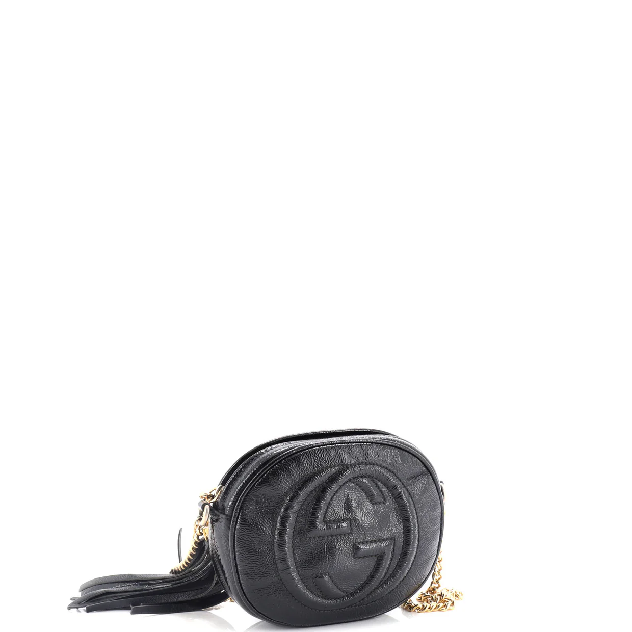 Soho Chain Bag Patent Mini - Deep Luxury