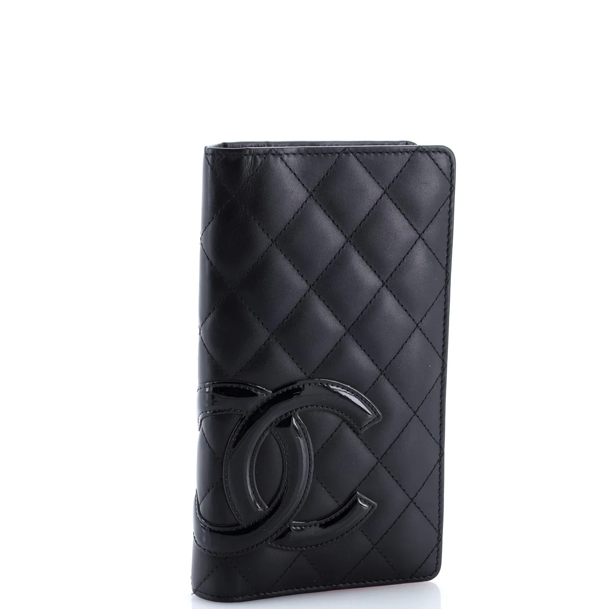 Cambon Bifold Wallet Quilted Lambskin Long - Deep Luxury