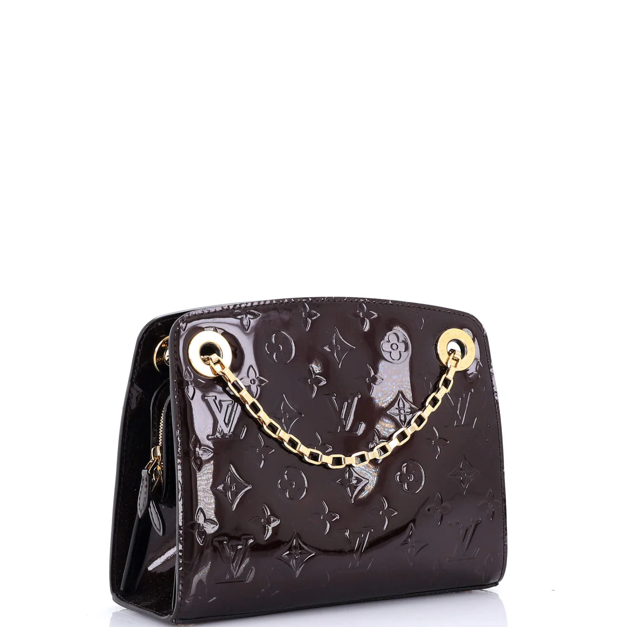Virginia Handbag Monogram Vernis PM - Deep Luxury