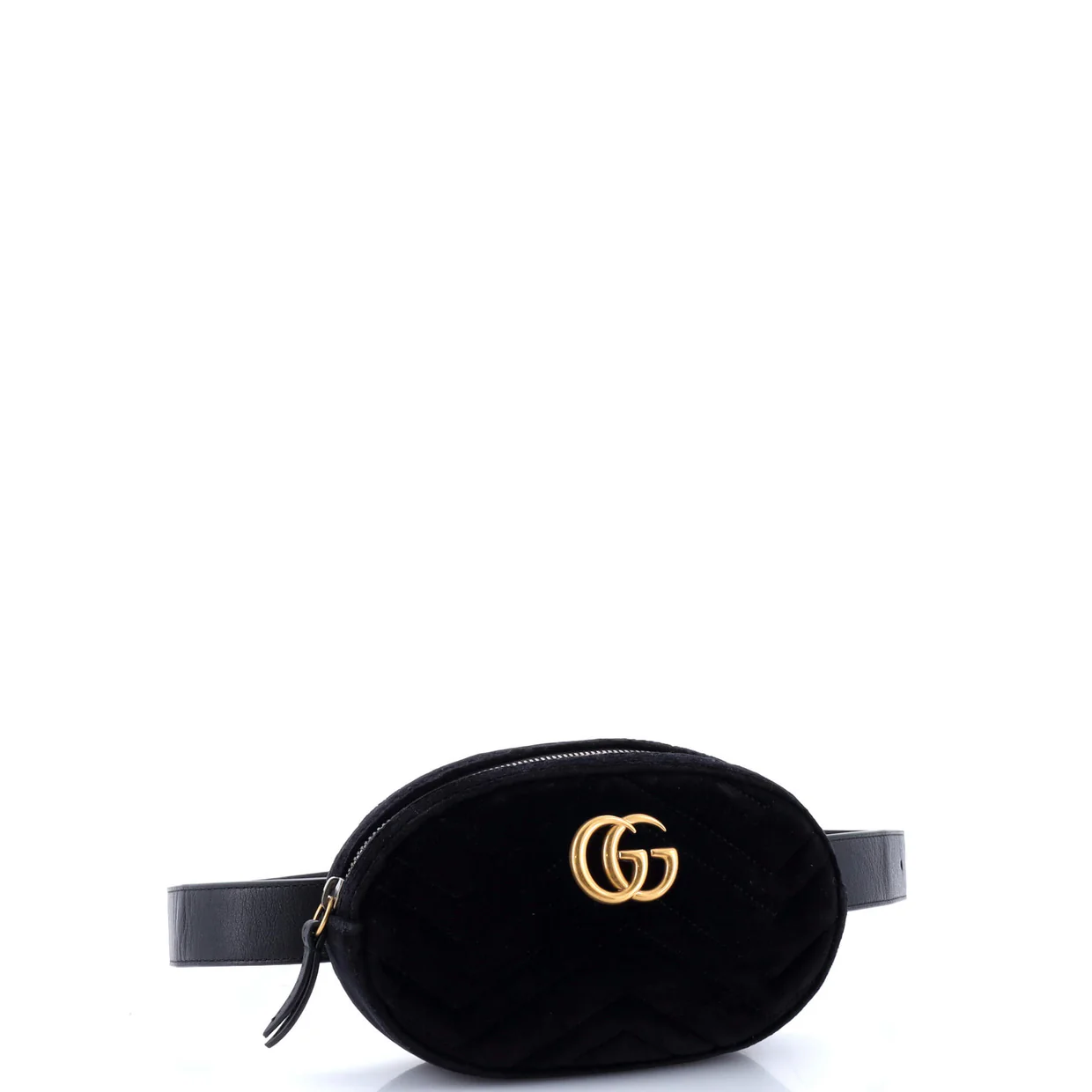 GG Marmont Belt Bag Matelasse Velvet - Deep Luxury